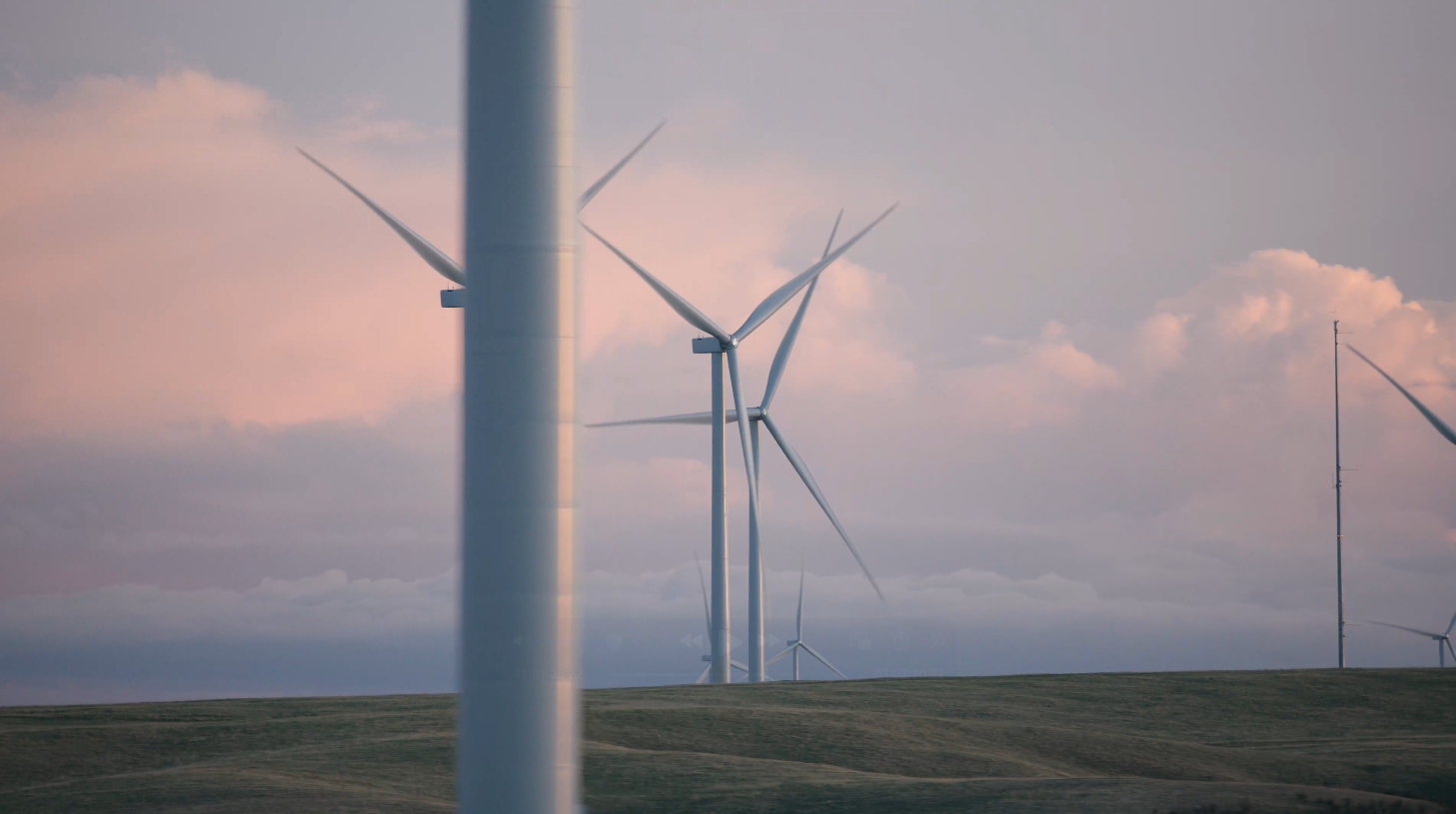 Windturbines in het landschap van TenneT